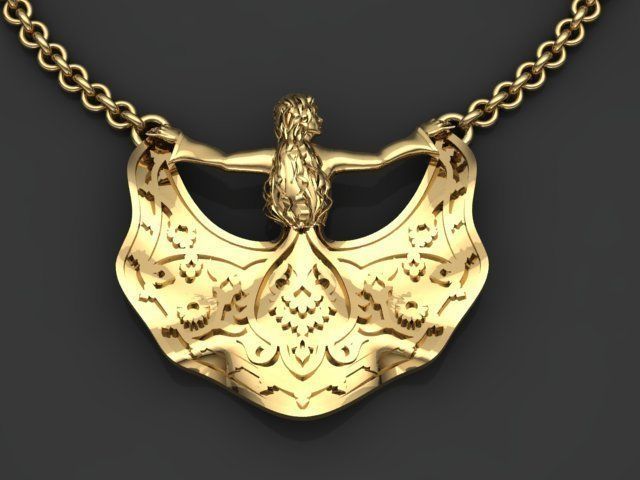 Carpet drawings in jewelry-orginal design 3D print model_3