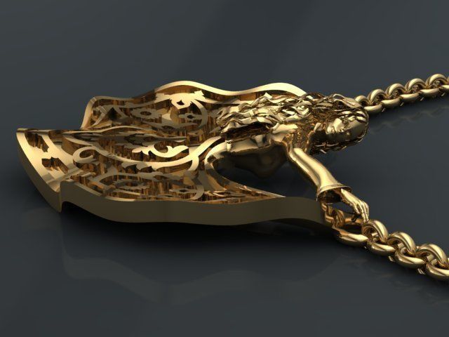 Carpet drawings in jewelry-orginal design 3D print model_26