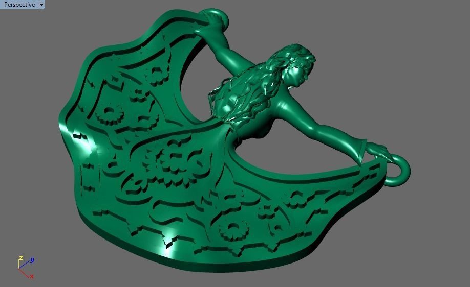 Carpet drawings in jewelry-orginal design 3D print model_11