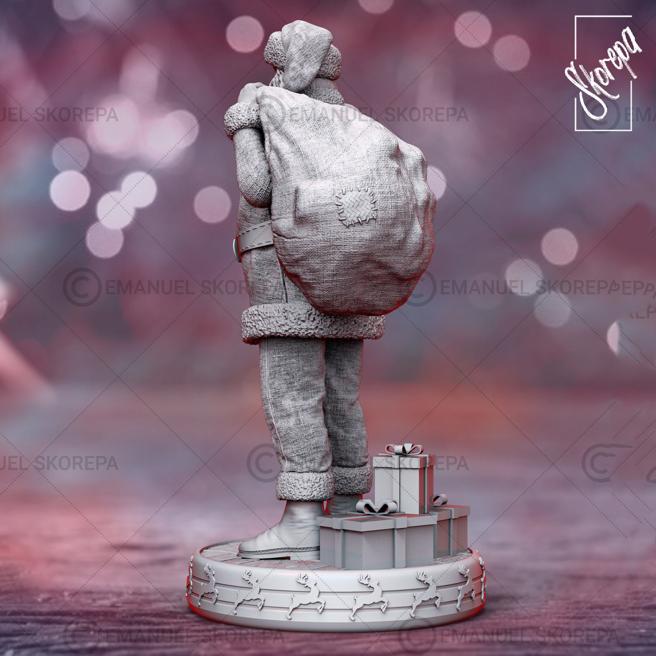 Santa Claus 3D print model_8