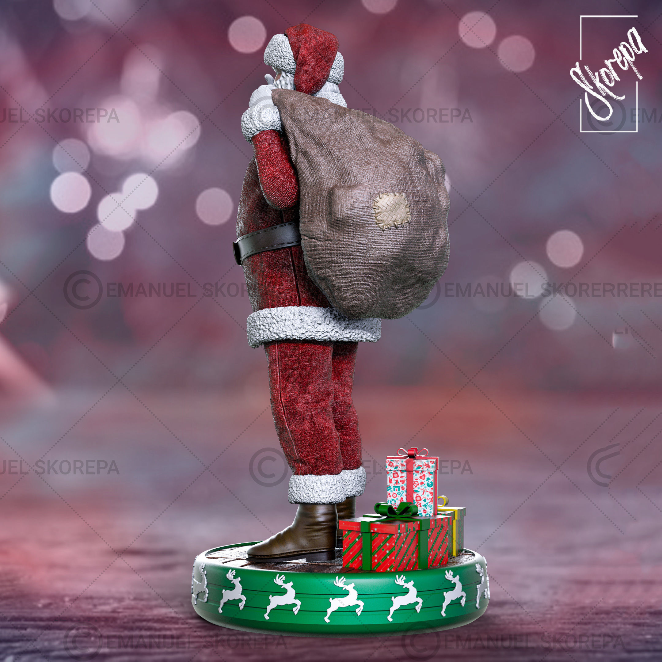 Santa Claus 3D print model_5