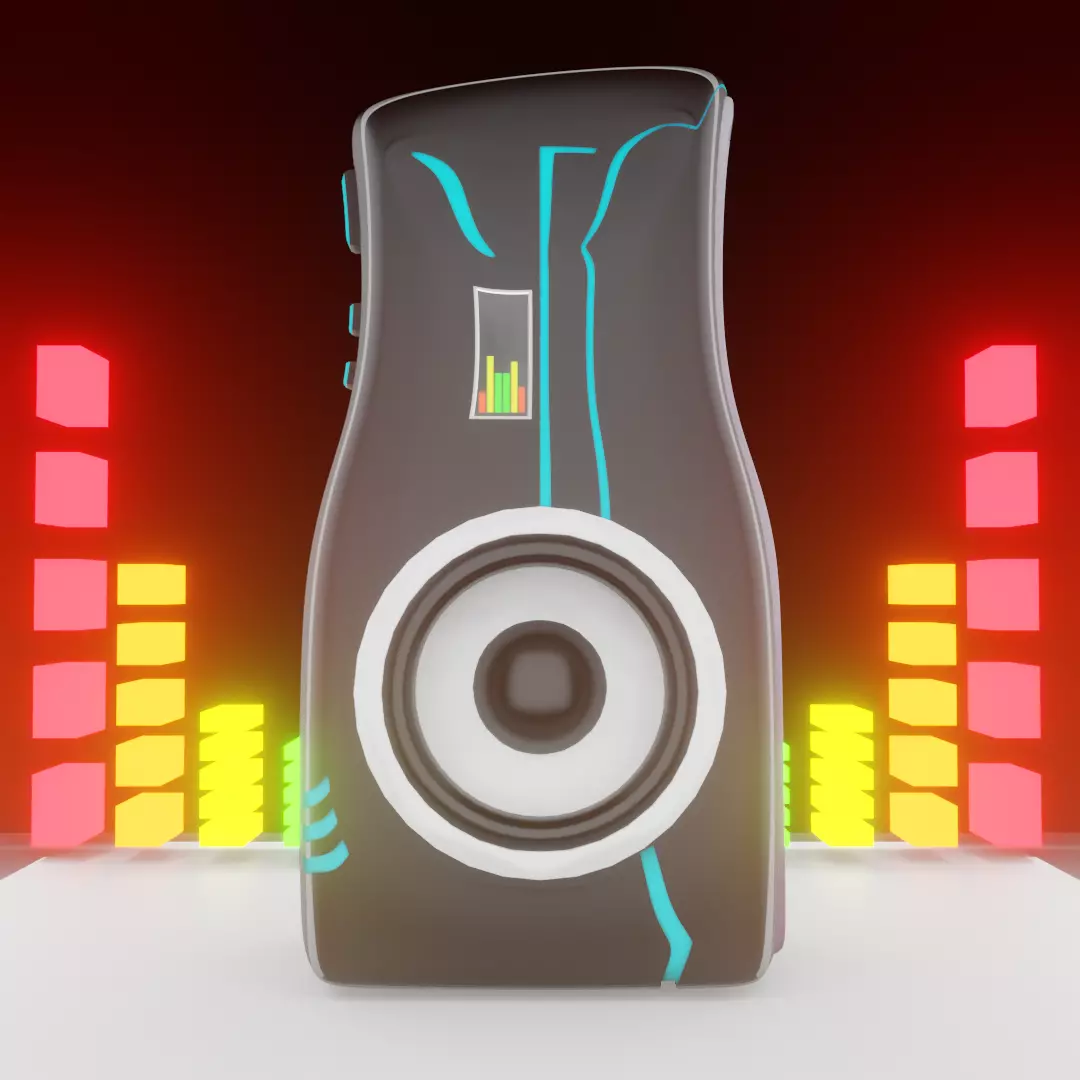 Speakers speaker 3D model