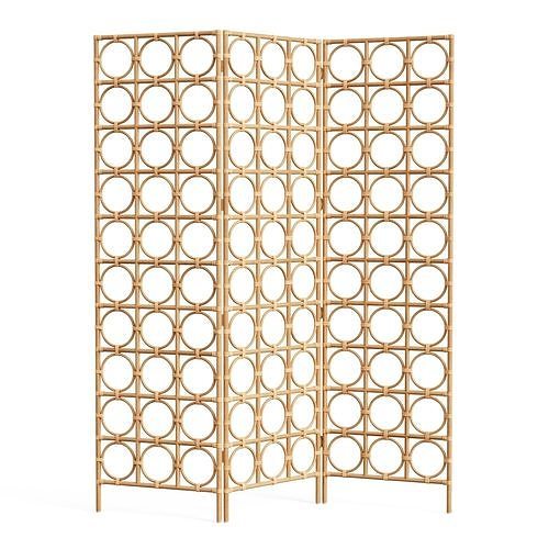 Tavi Rattan Room Divider 3D model