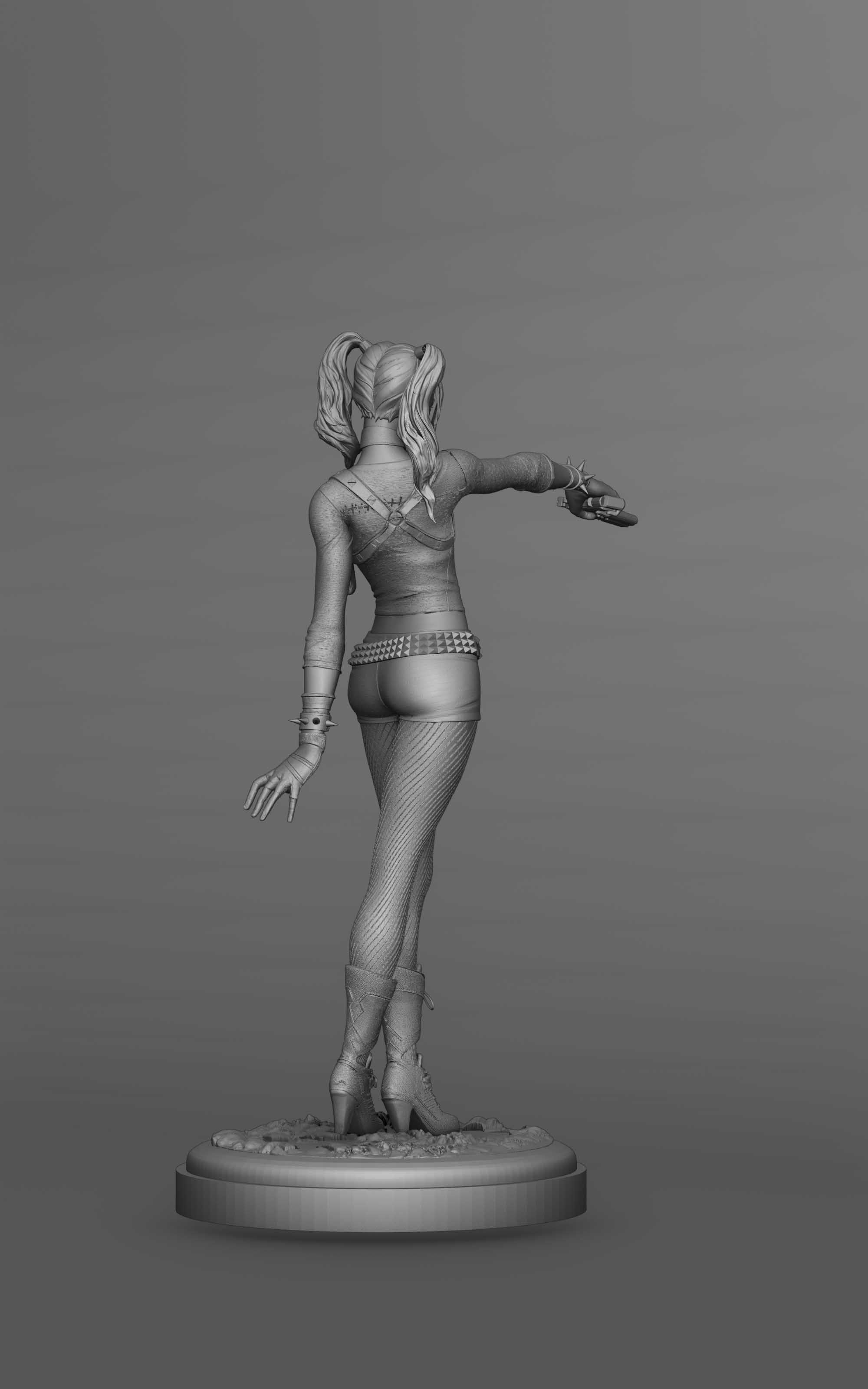 Harley Quinn for 3D print 3D print model_17