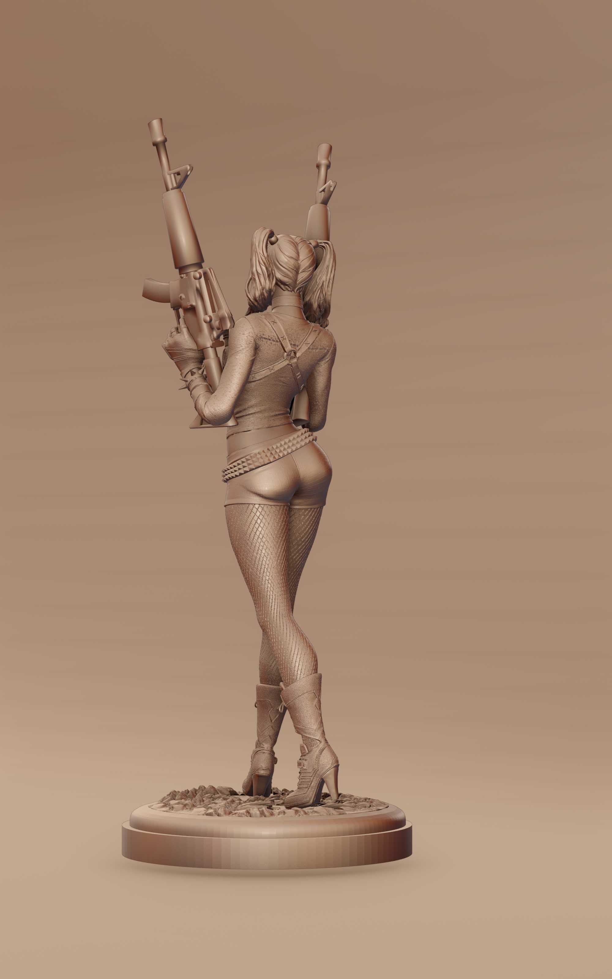 Harley Quinn for 3D print 3D print model_19