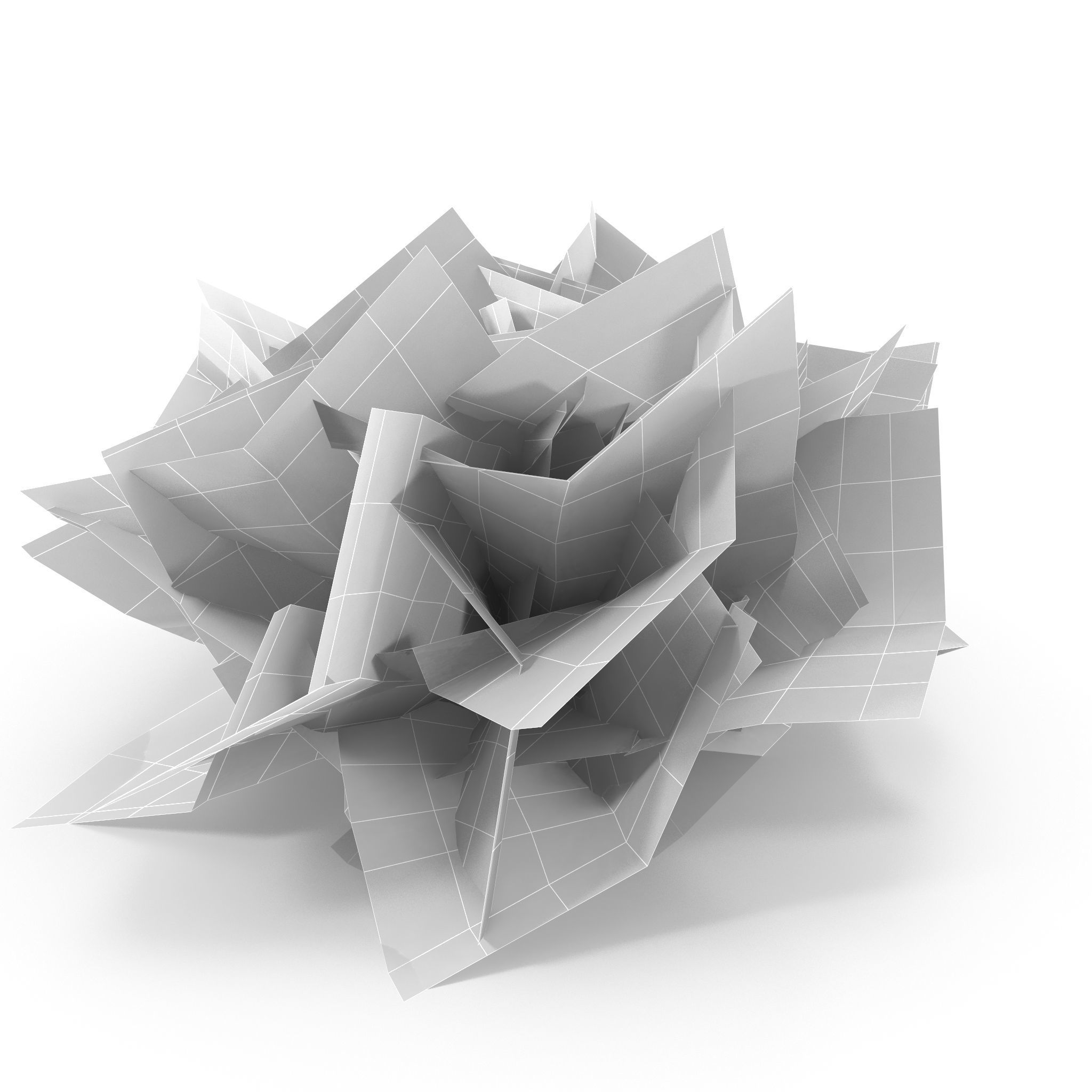 Seaweed Yellow V2 3D model_8