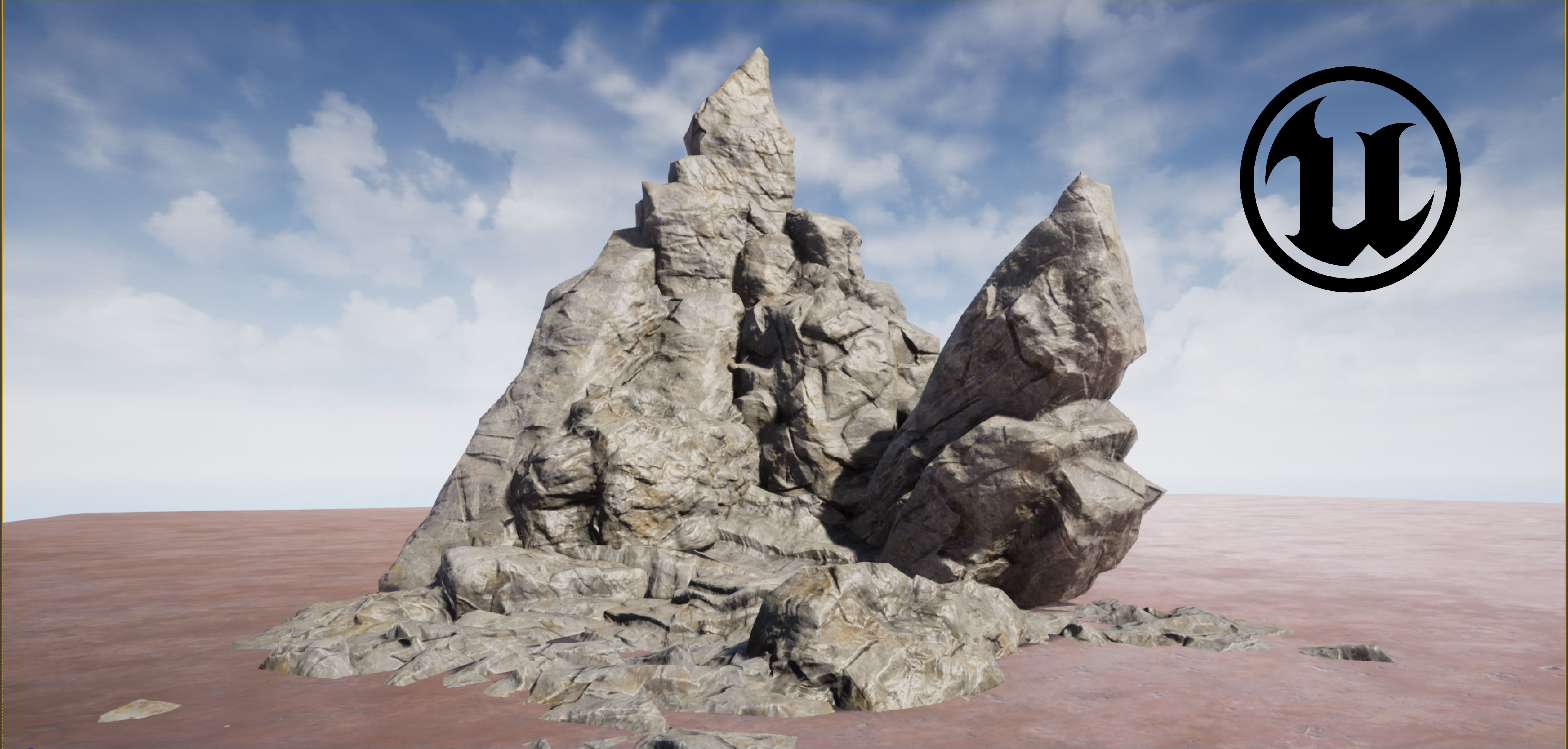 Rockpack 4K PBR TEXTURES Low-poly 3D model_1