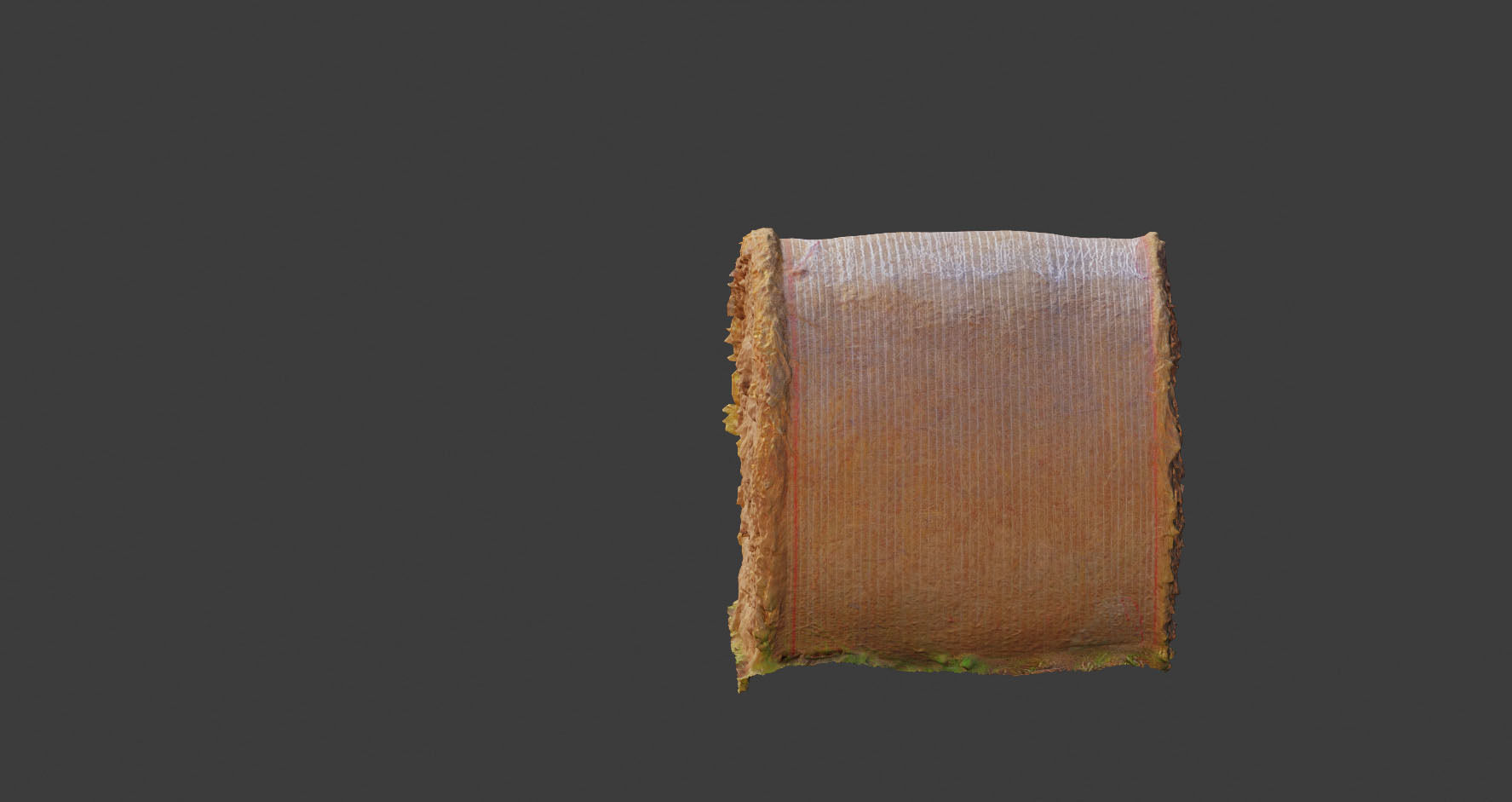 PBR Haystack Photoscan processed Low-poly 3D model_5