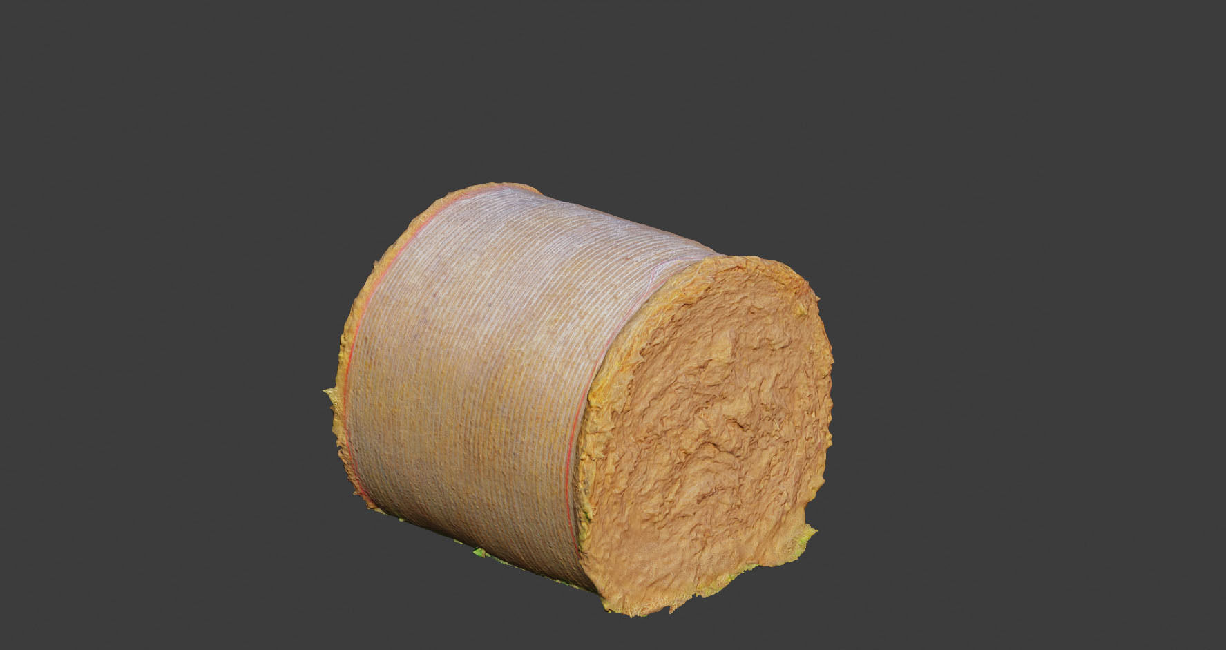 PBR Haystack Photoscan processed Low-poly 3D model_1