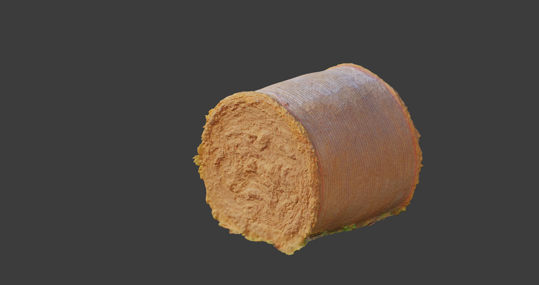 PBR Haystack Photoscan processed Low-poly 3D model_4