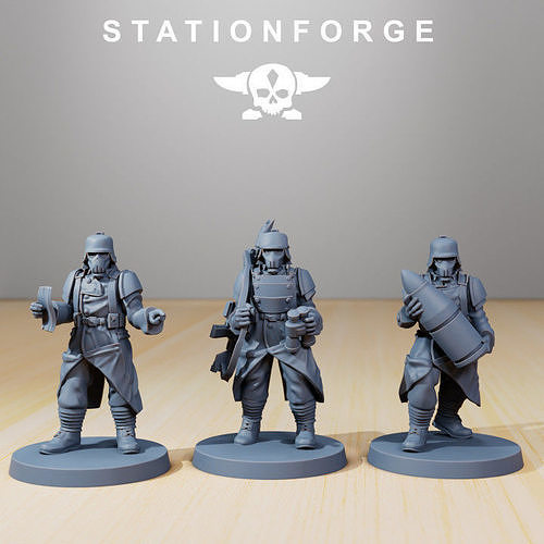 GrimGuard - Artillery 3D print model 4