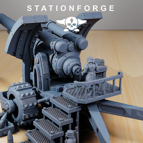GrimGuard - Artillery 3D print model 2