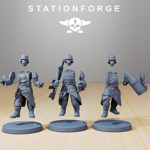 GrimGuard - Artillery 3D print model 5