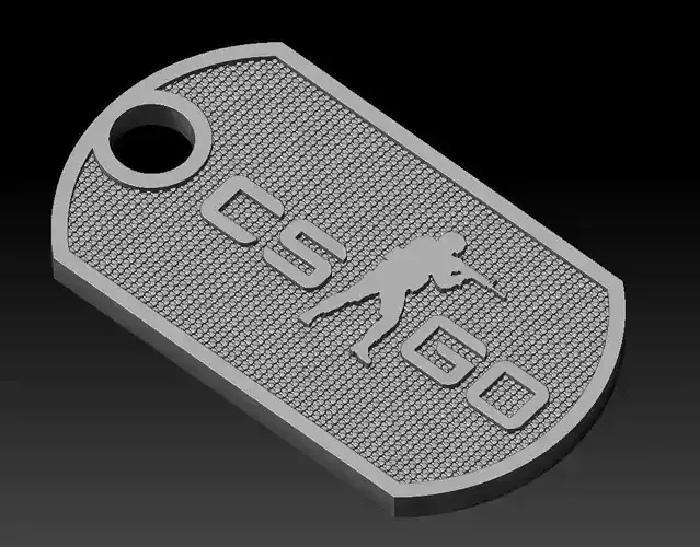 Pendant player csgo 3D print model