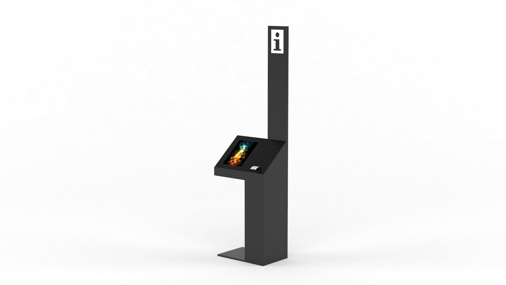 Information Kiosks 3D model_10