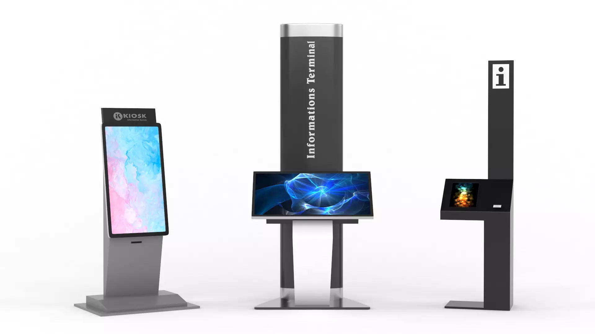 Information Kiosks 3D model_0