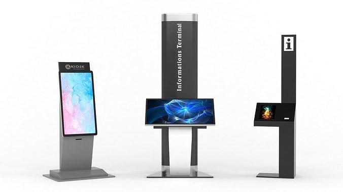 Information Kiosks 3D model