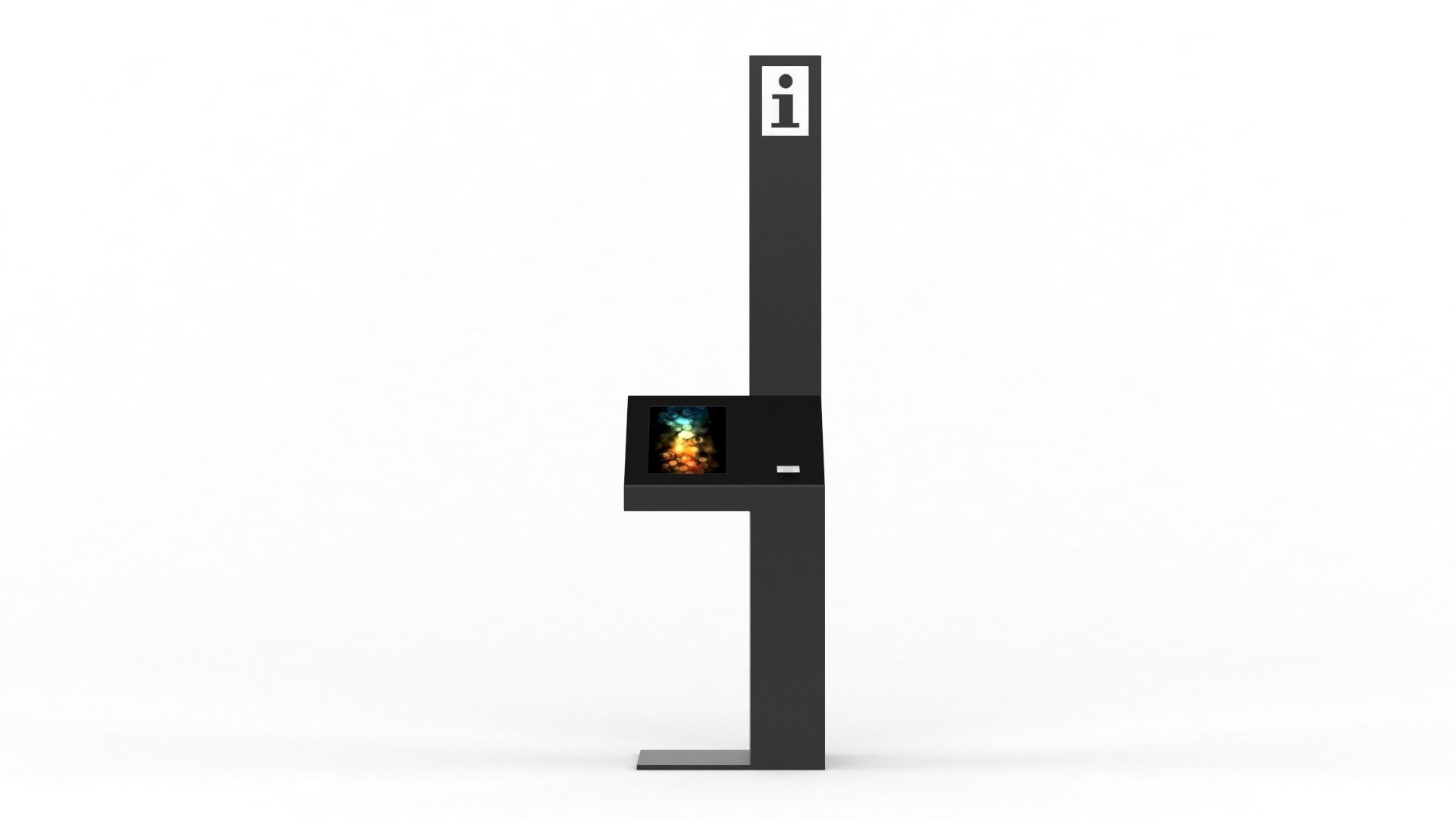 Information Kiosks 3D model_9