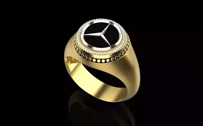 ring mercedes-benz 3D print model
