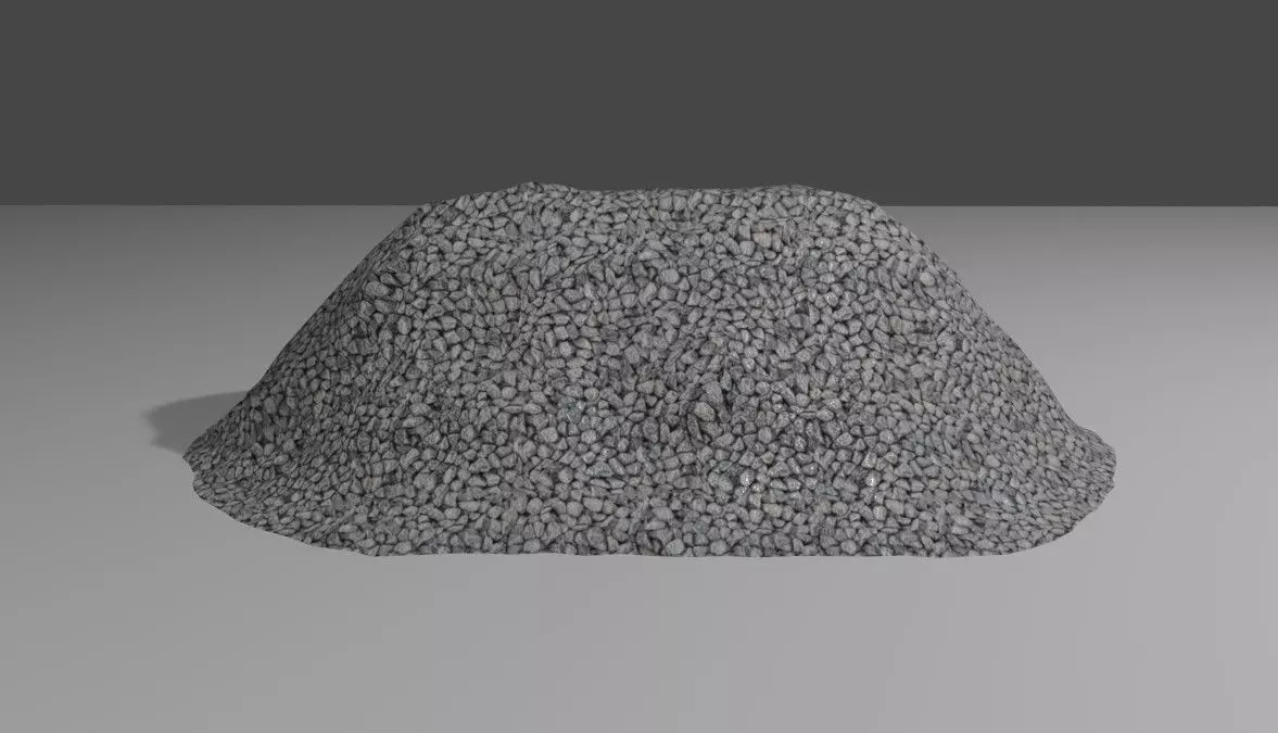Pile of Rocks - Monte de Pedras Low-poly 3D model