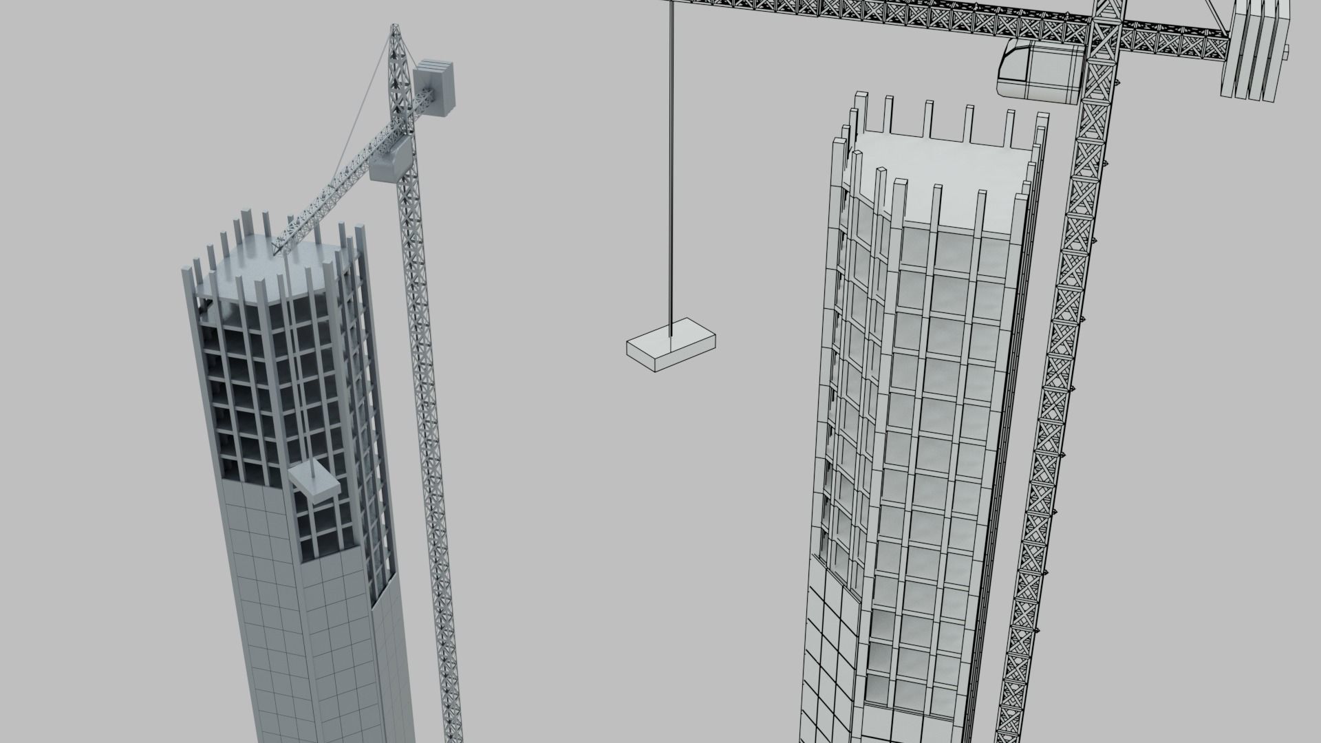 Sci-Fi Industrial Base 3D model_12