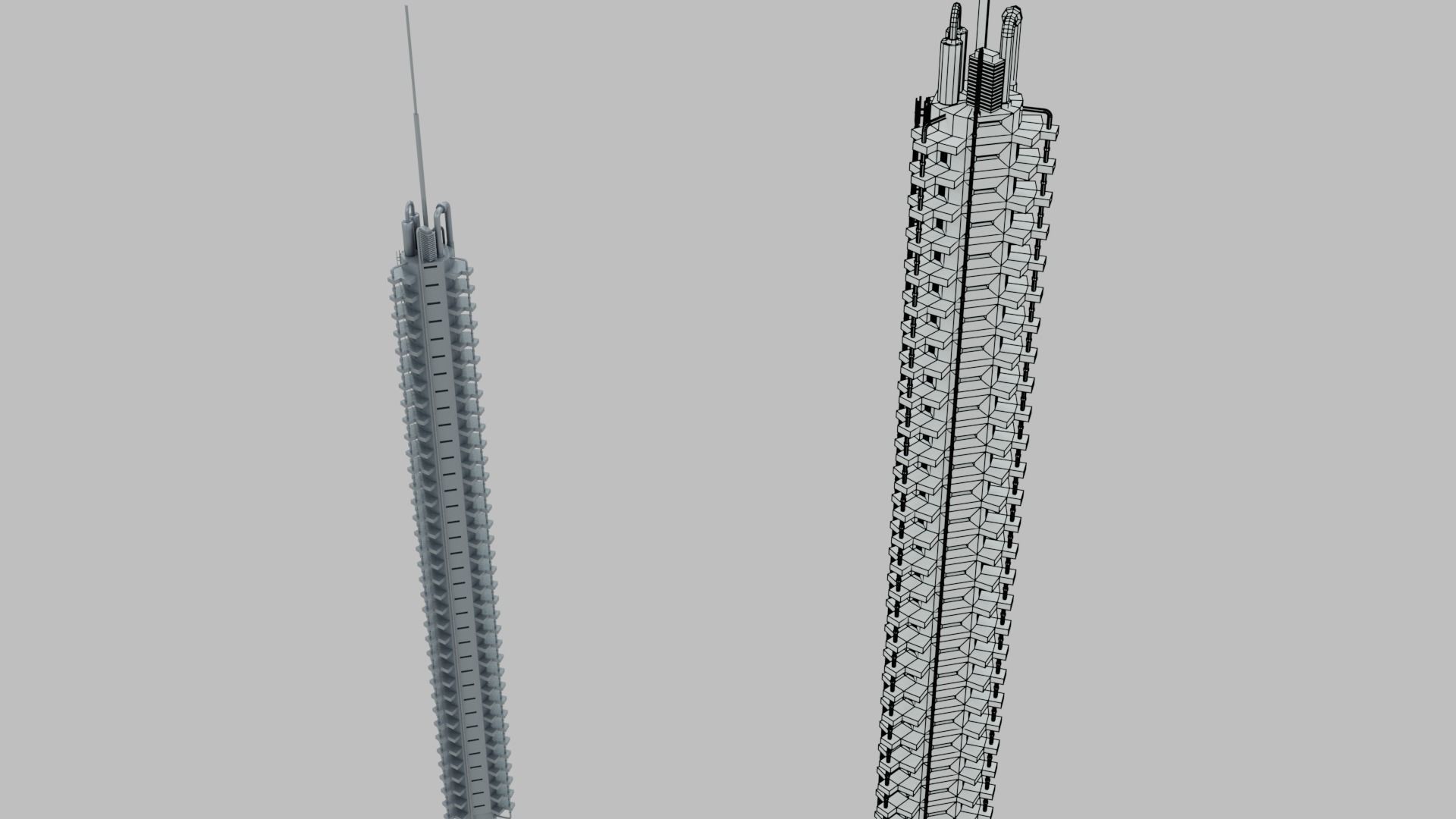 Sci-Fi Industrial Base 3D model_17