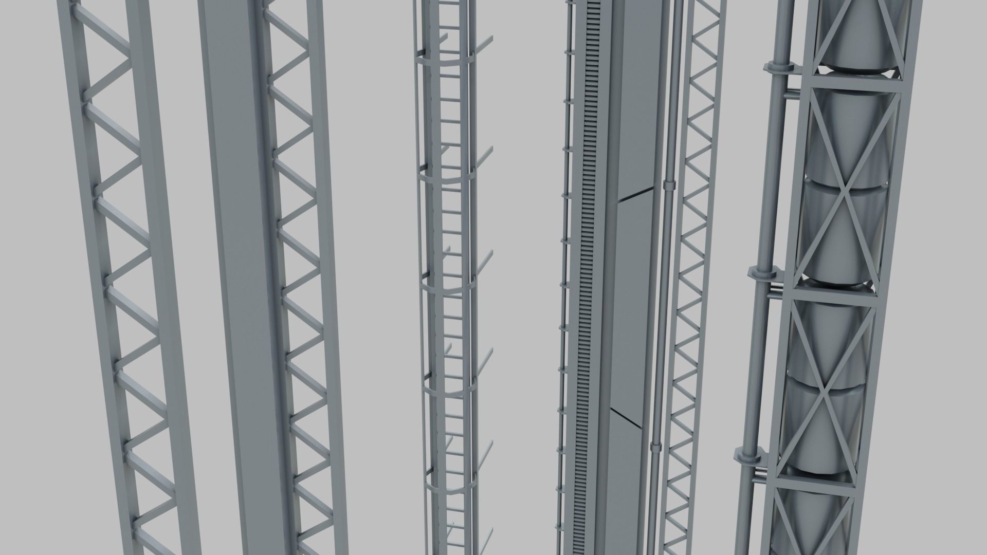 Sci-Fi Industrial Base 3D model_15