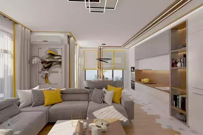 Nazar Decor Modern Apartment 3DMAX Project