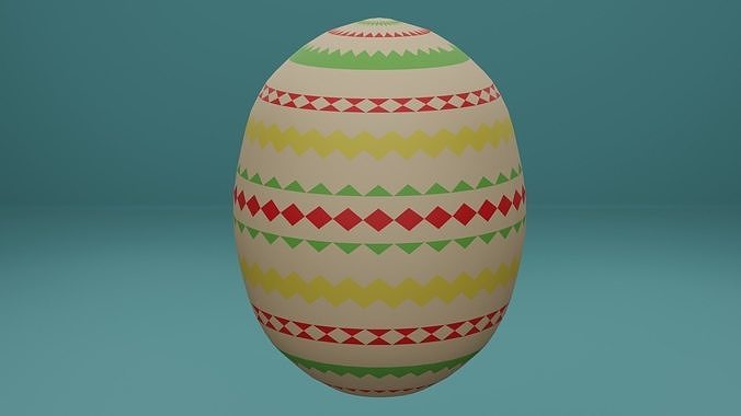 Easter egg 3D print model