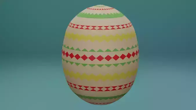 Easter egg 3D print model