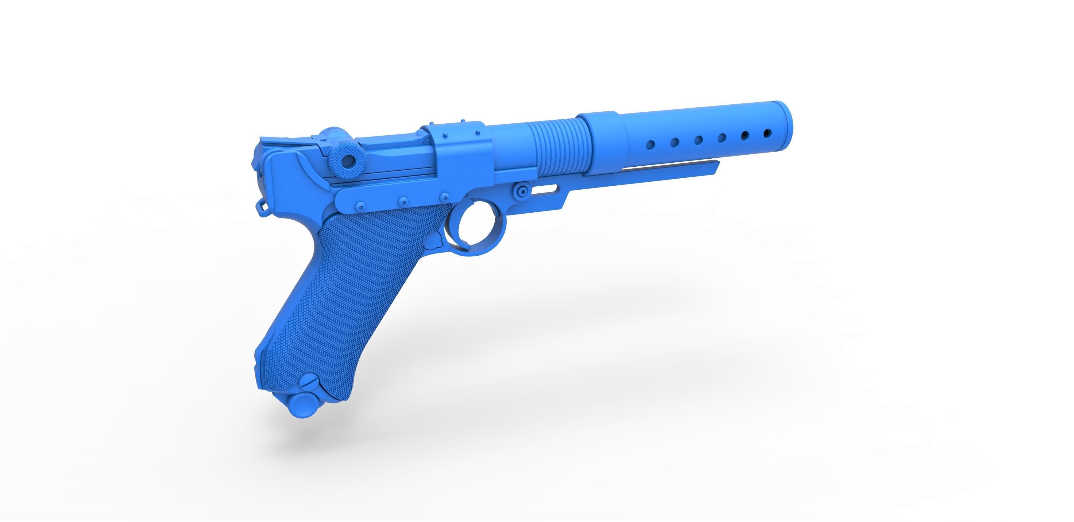 Blaster pistol A-180 from the movie Rogue One A Star Wars Story 3D model_26