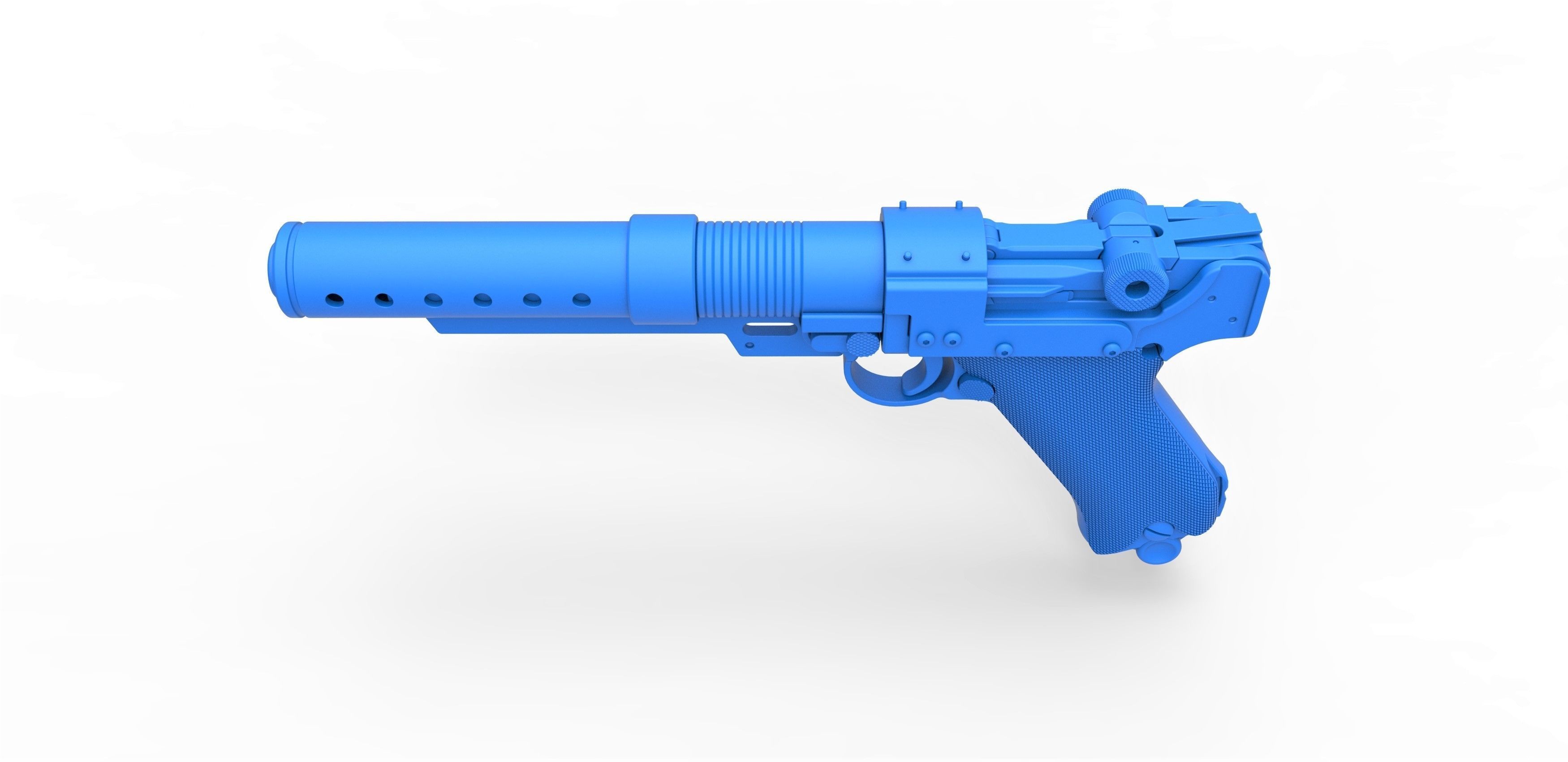 Blaster pistol A-180 from the movie Rogue One A Star Wars Story 3D model_21