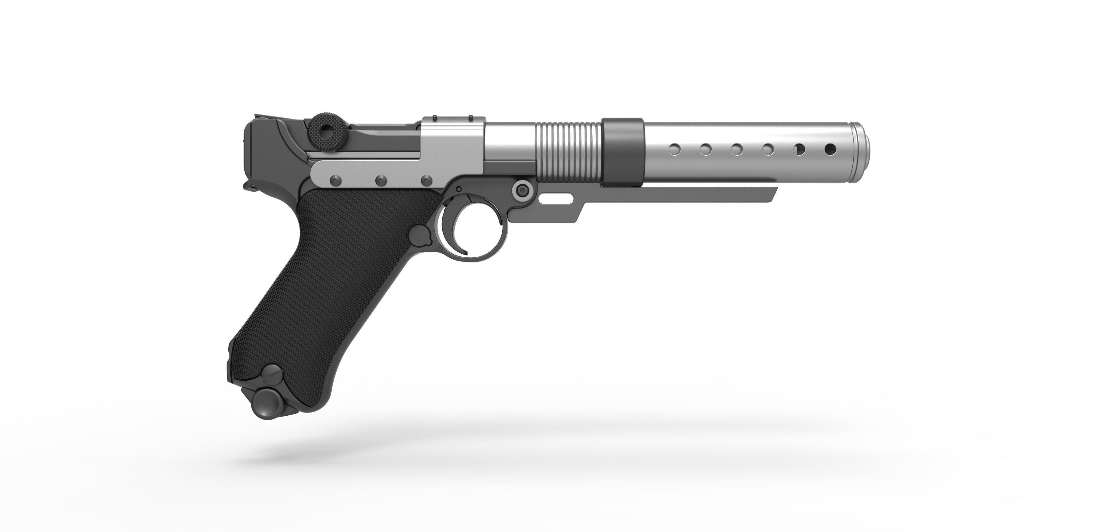 Blaster pistol A-180 from the movie Rogue One A Star Wars Story 3D model_13