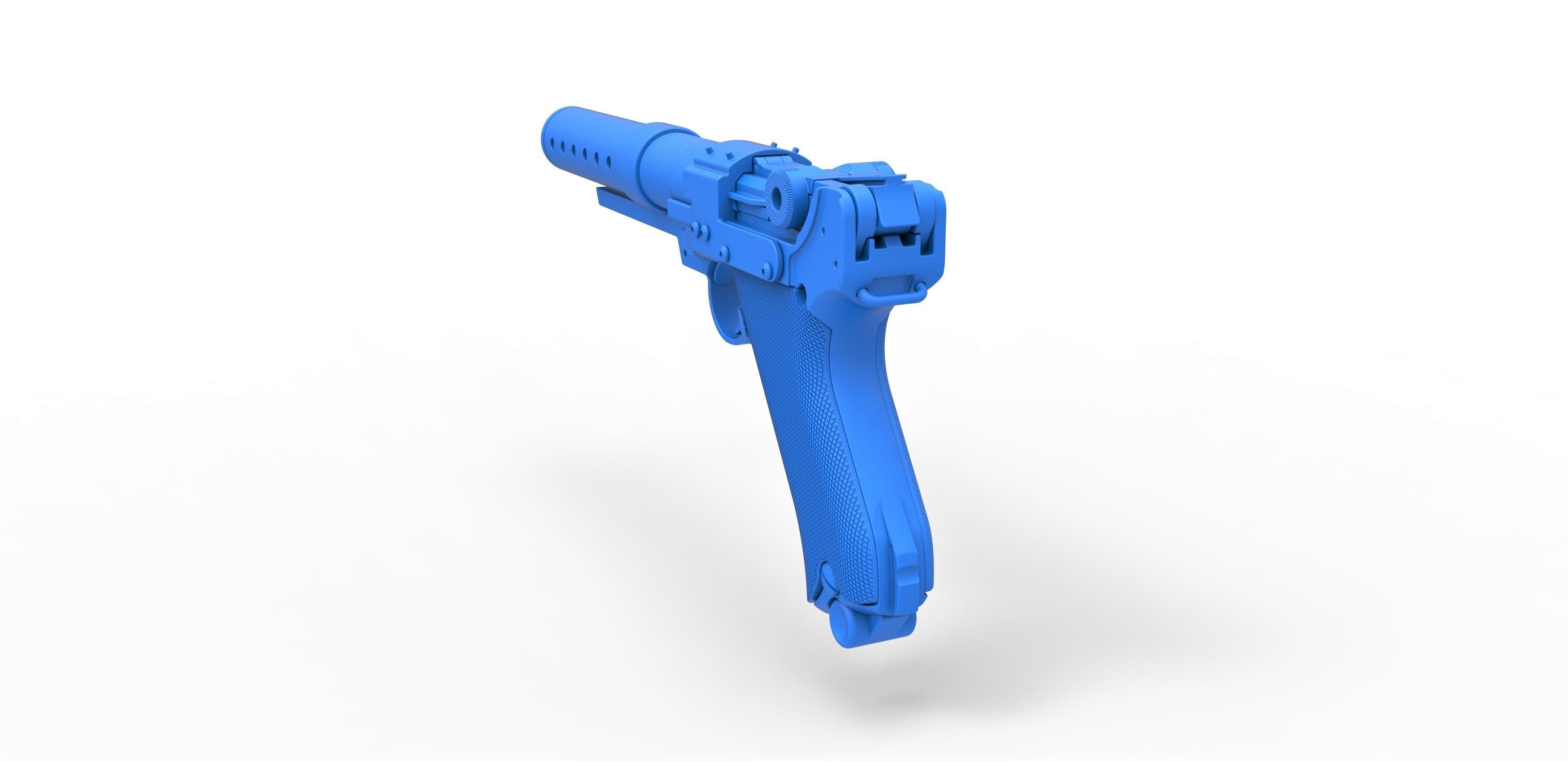Blaster pistol A-180 from the movie Rogue One A Star Wars Story 3D model_24