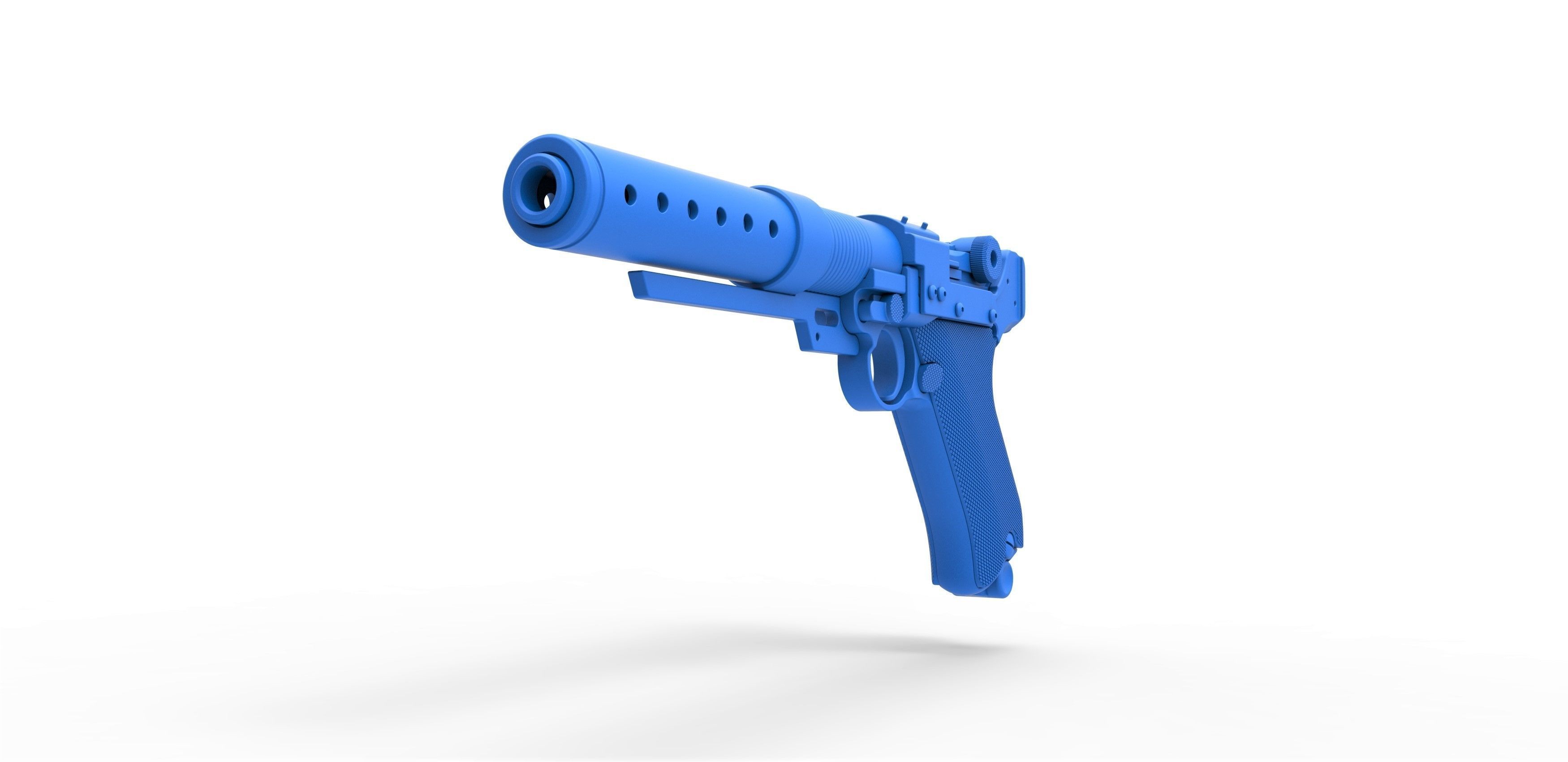 Blaster pistol A-180 from the movie Rogue One A Star Wars Story 3D model_18