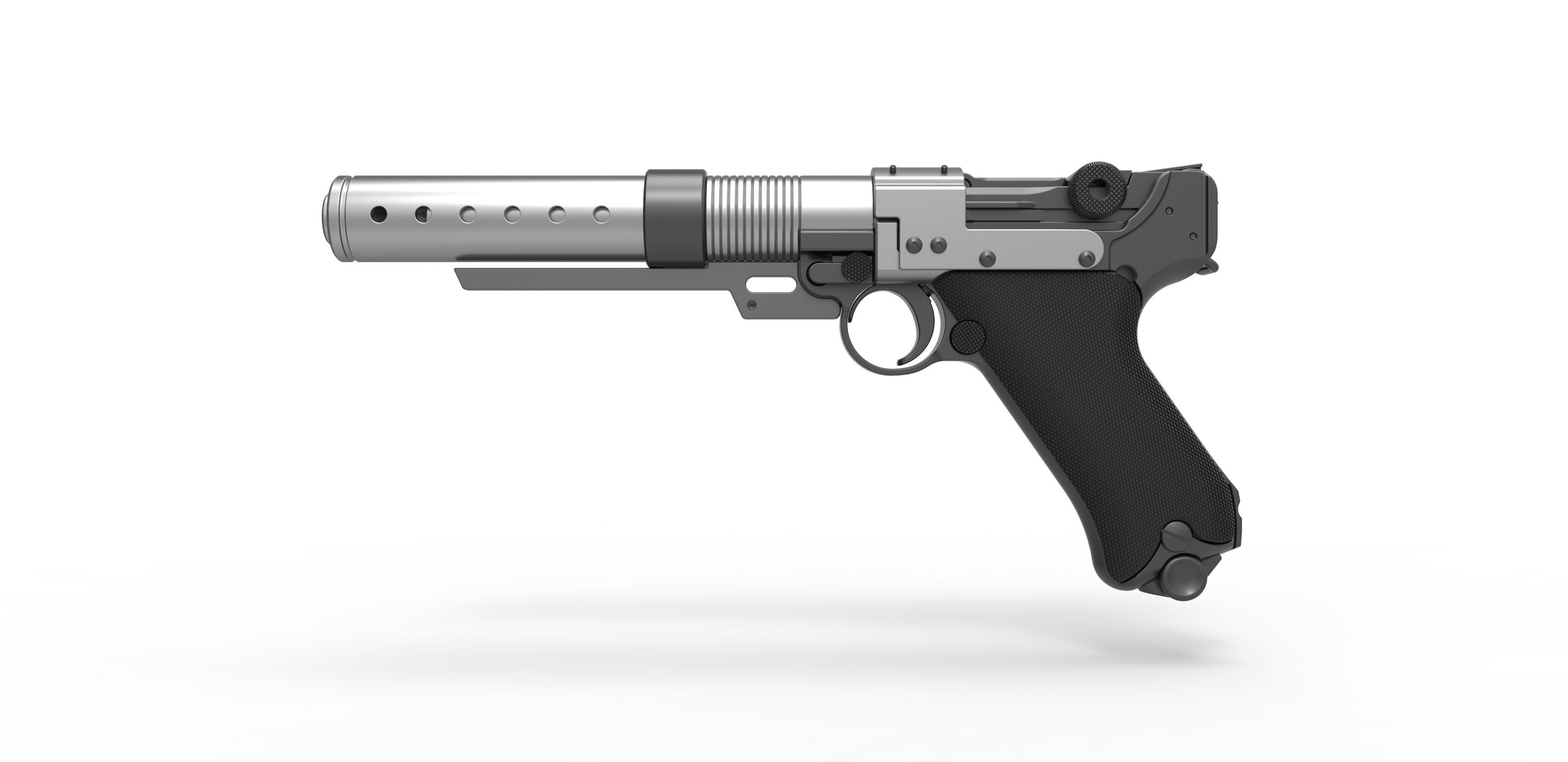 Blaster pistol A-180 from the movie Rogue One A Star Wars Story 3D model_6