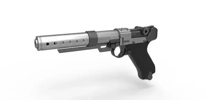Blaster pistol A-180 from the movie Rogue One A Star Wars Story 3D model Blaster pistol A-180 from the movie Rogue One A Star Wars Story 3D model