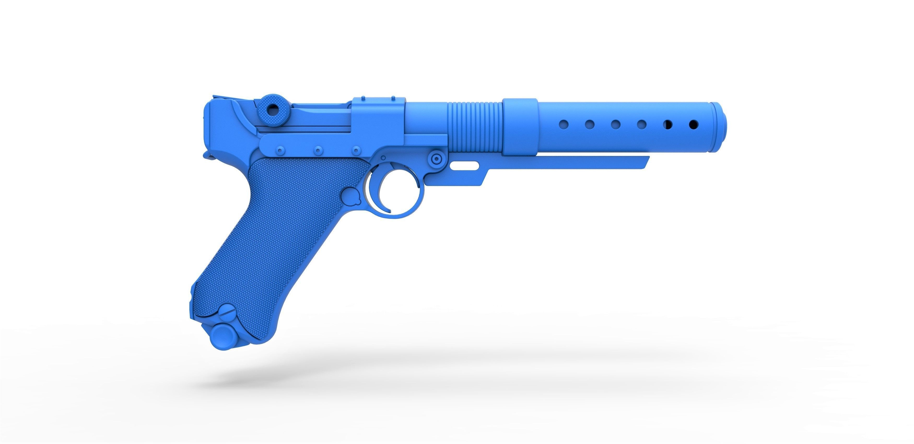 Blaster pistol A-180 from the movie Rogue One A Star Wars Story 3D model_27