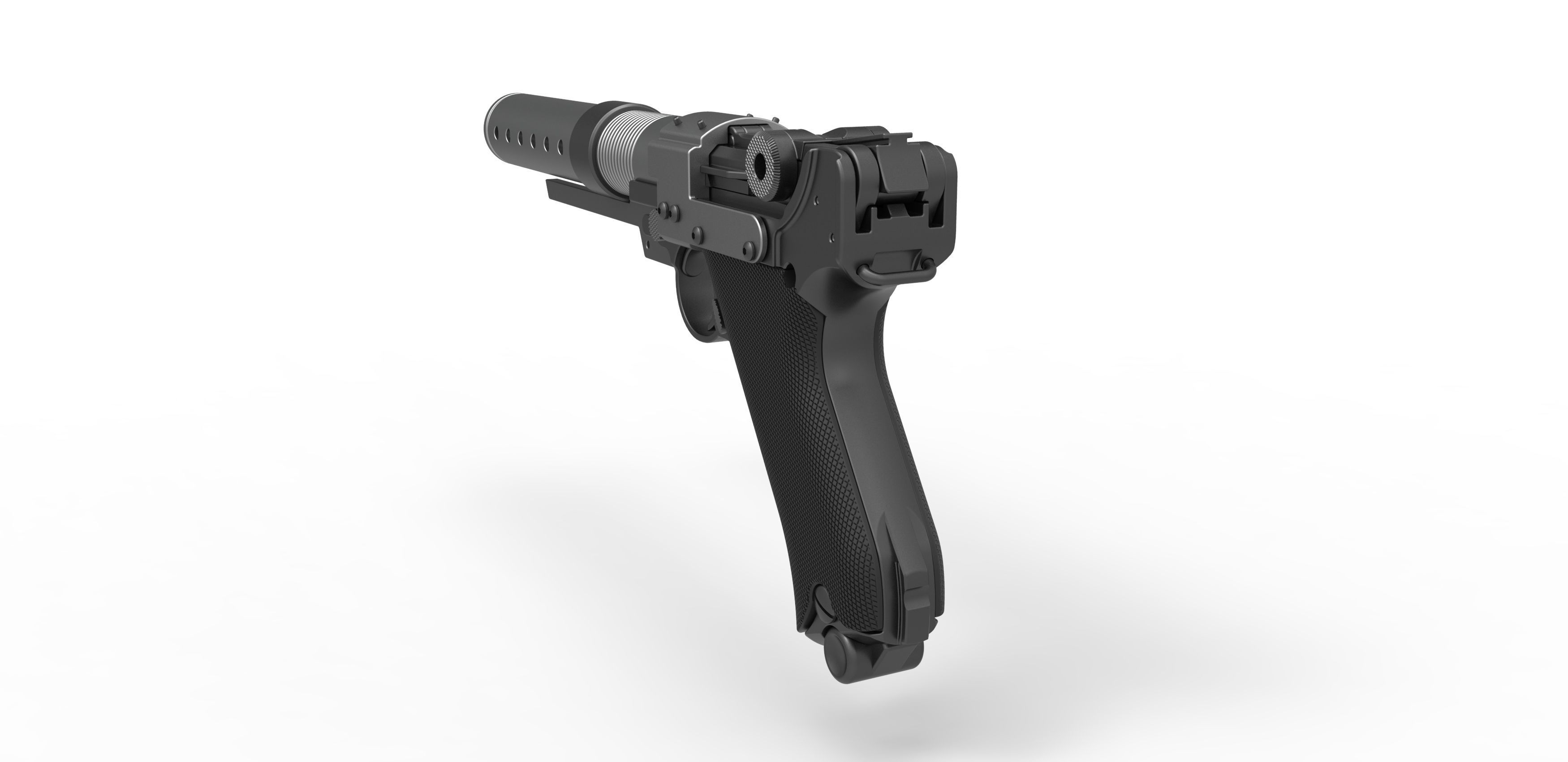 Blaster pistol A-180 from the movie Rogue One A Star Wars Story 3D model_10