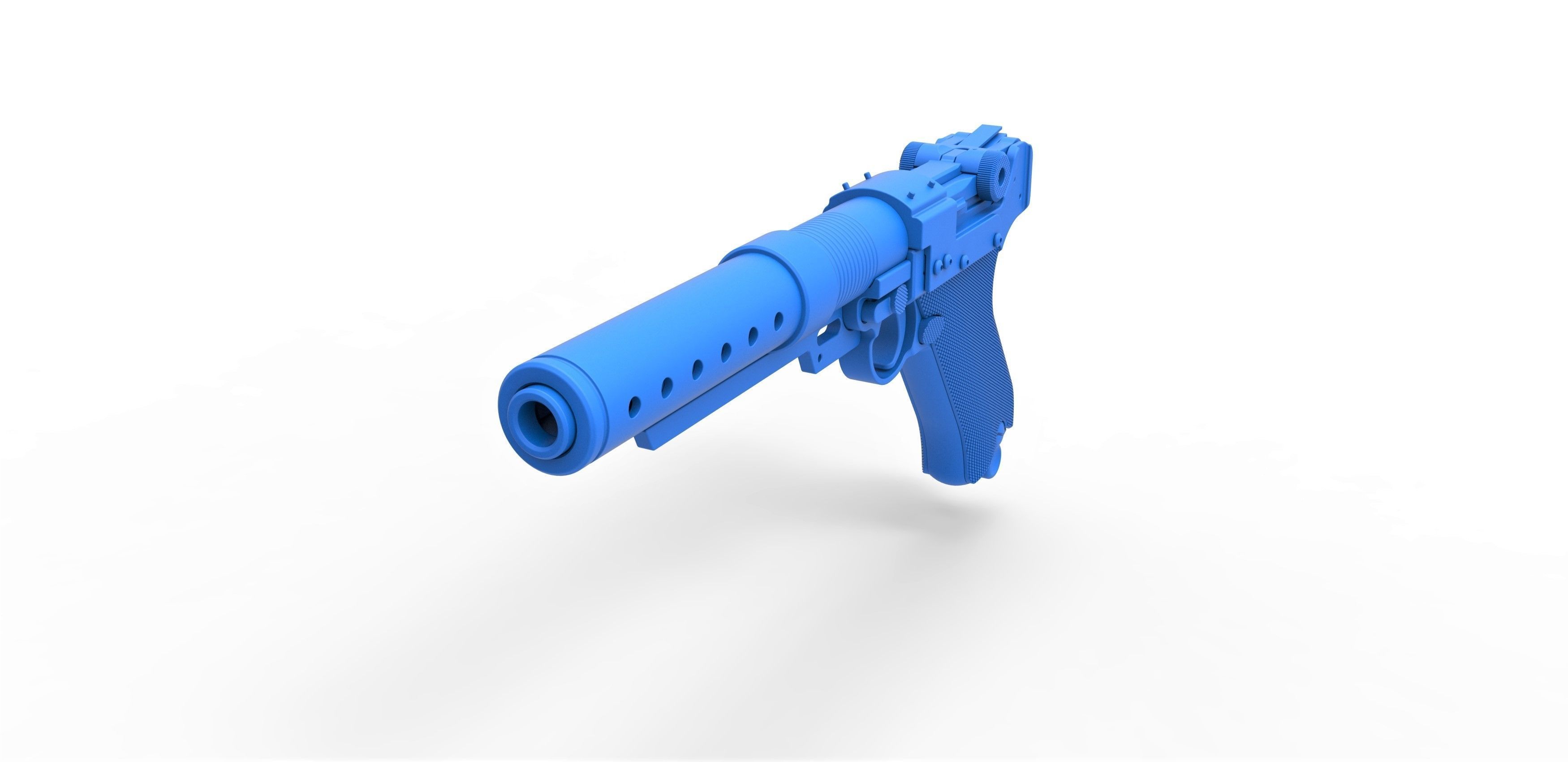Blaster pistol A-180 from the movie Rogue One A Star Wars Story 3D model_17