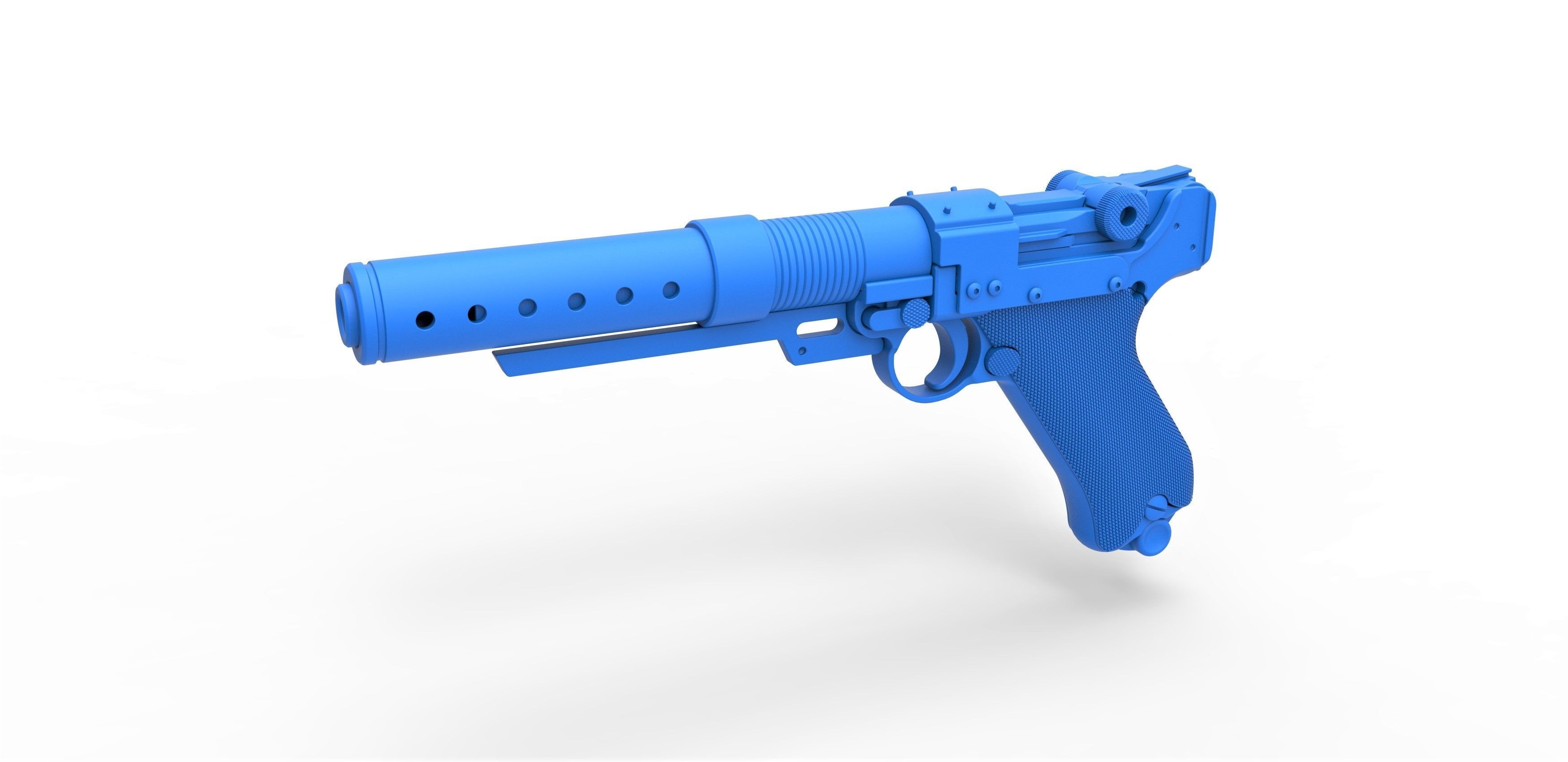 Blaster pistol A-180 from the movie Rogue One A Star Wars Story 3D model_15