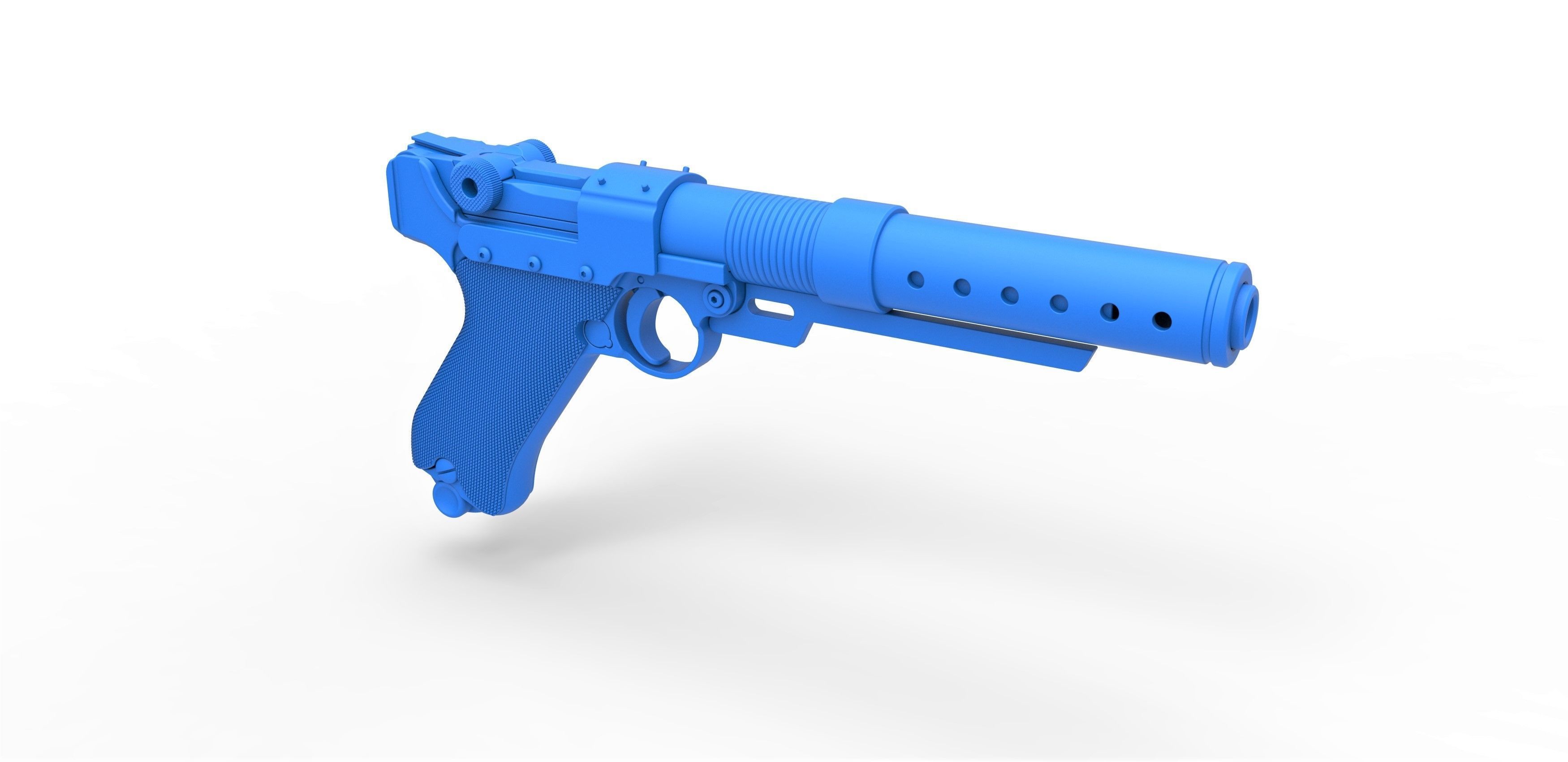 Blaster pistol A-180 from the movie Rogue One A Star Wars Story 3D model_28
