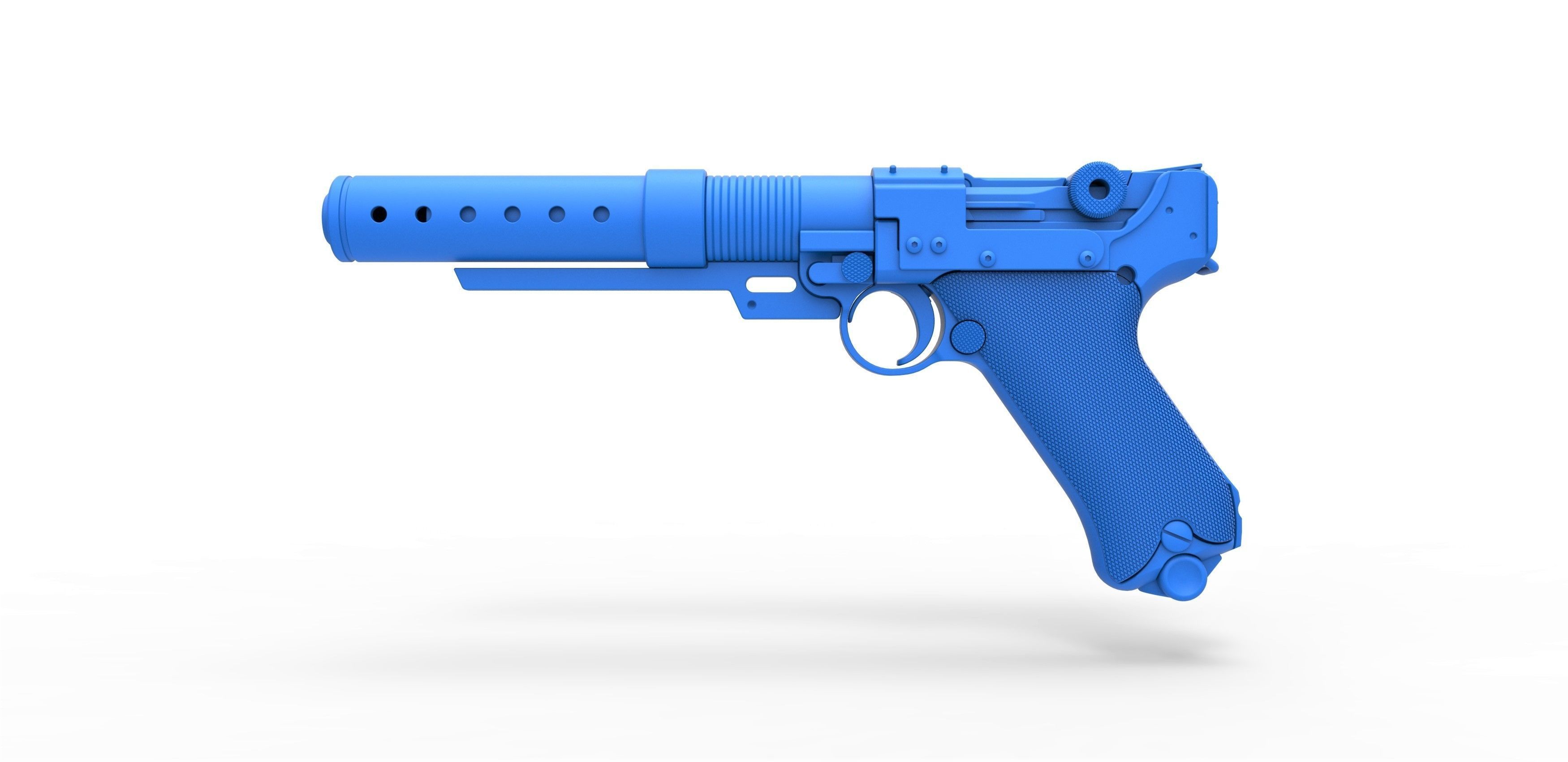 Blaster pistol A-180 from the movie Rogue One A Star Wars Story 3D model_20