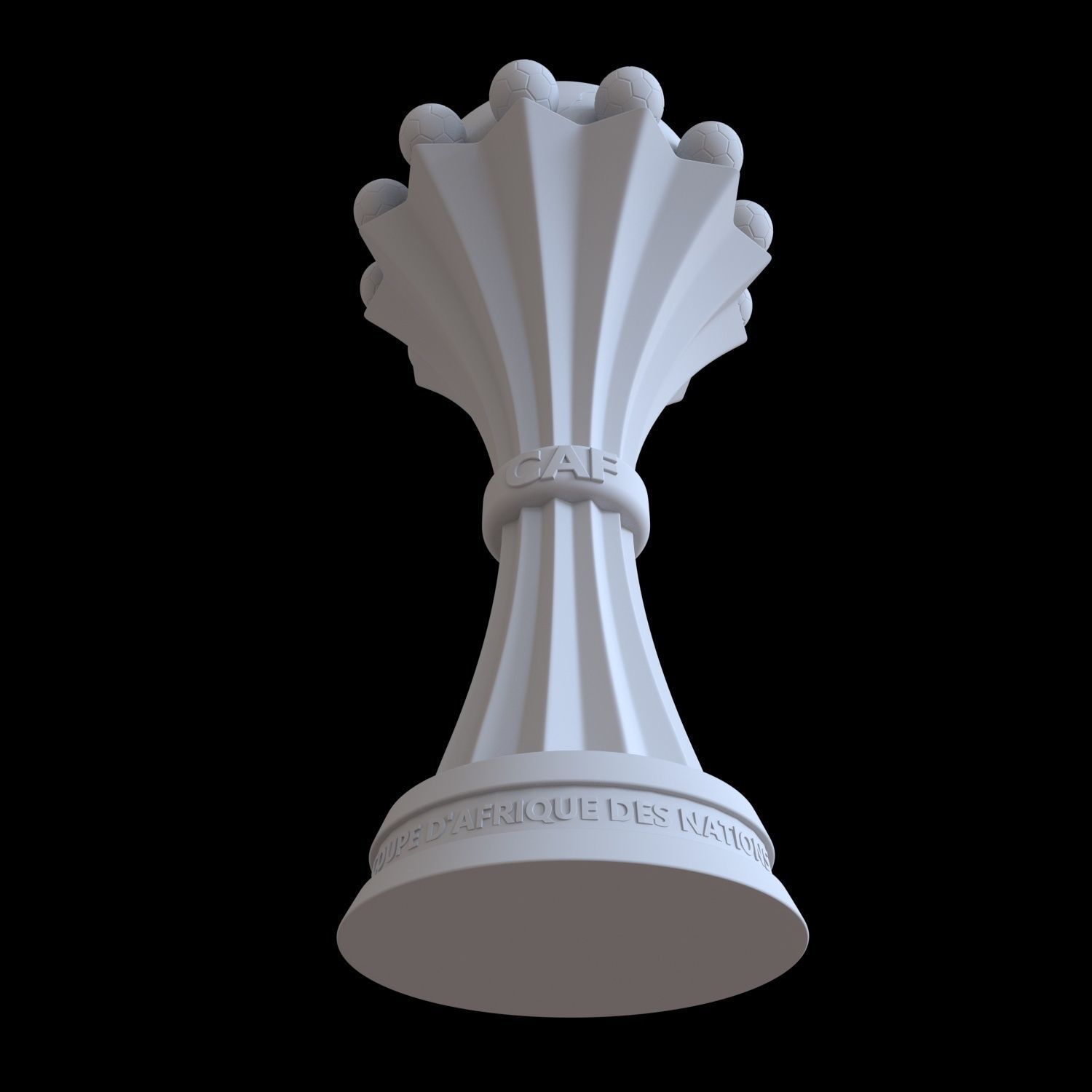 Africa Cup Caf Trophy 3D print model_1