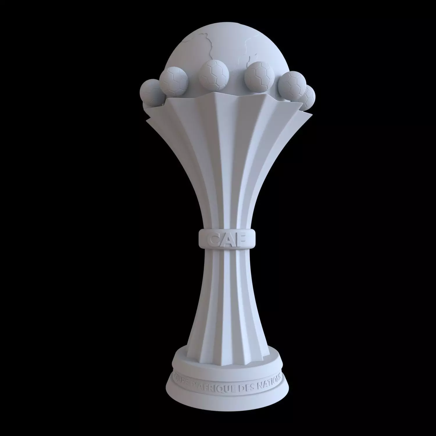 Africa Cup Caf Trophy 3D print model_0