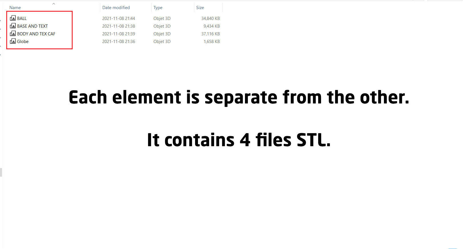 Africa Cup Caf Trophy 3D print model_3