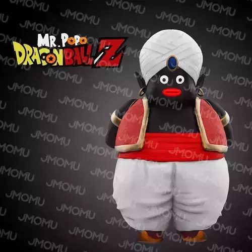 Mr Popo Figure 3D print model 