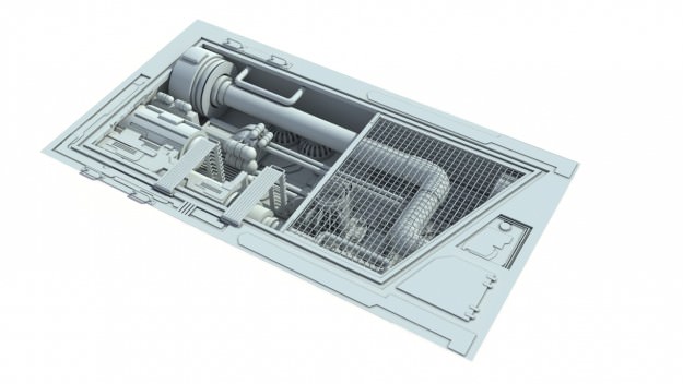 Scifi details and greeble 3D model_5