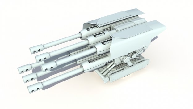 Scifi details and greeble 3D model_11