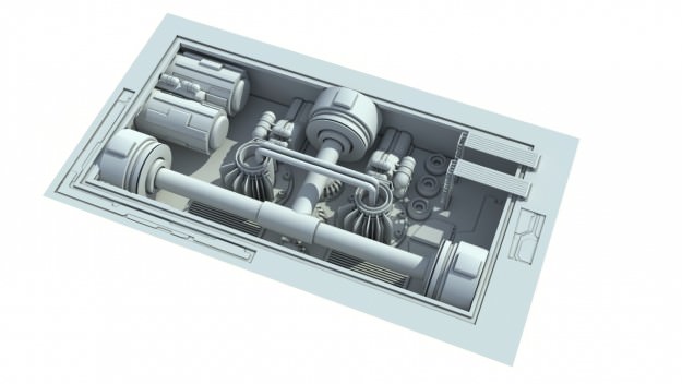 Scifi details and greeble 3D model_7